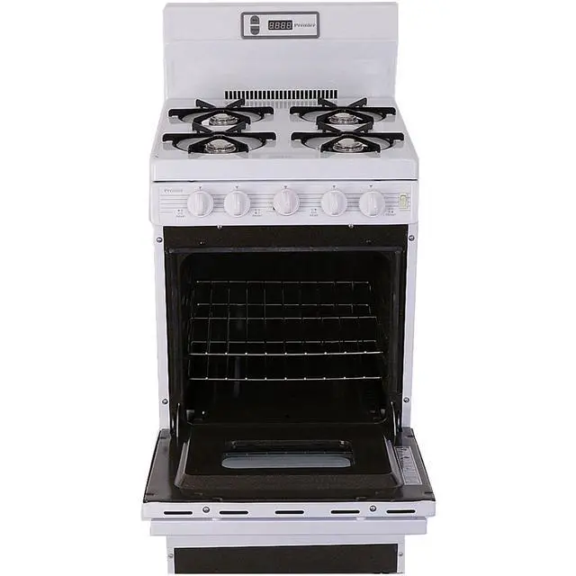 Alt view image 2 of 4 - Premier SAK220OP 2.4 Cu. Ft. White Freestanding Gas Range