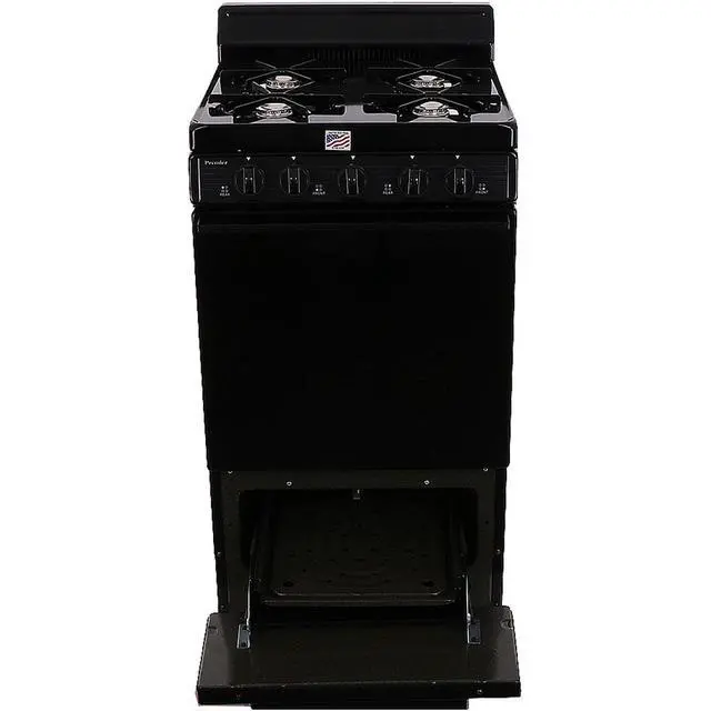 Alt view image 3 of 4 - Premier SAK100BP 2.4 Cu. Ft. Black Freestanding Gas Range
