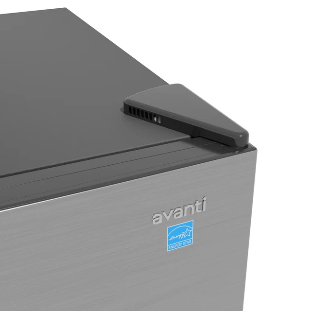 Alt view image 4 of 7 - Avanti AV210VFLJM0S 21 Cu. Ft. Stainless Convertible Upright Counter-Depth Garage Ready Refrigerator / Freezer