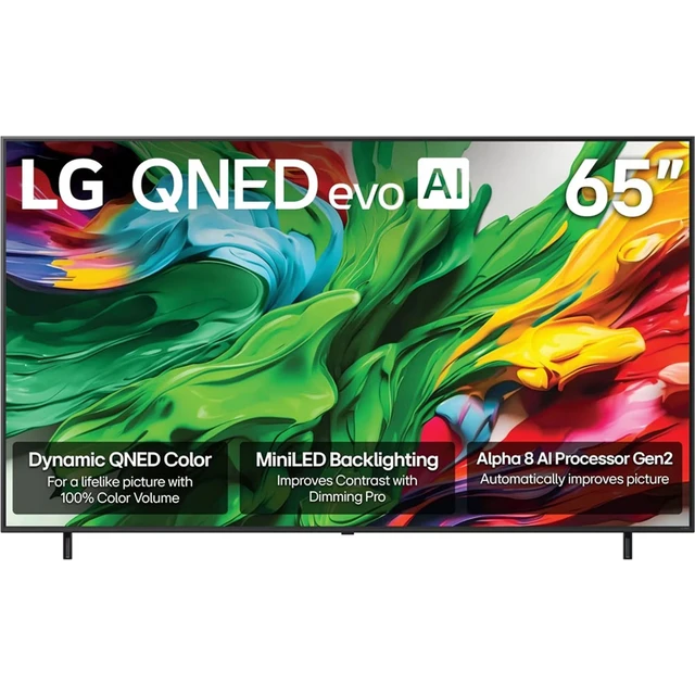 Alt view image 7 of 7 - LG 65QNED85AA 65 inch Class QNED85AA Series 4K Mini LED QNED evo AI Smart webOS TV
