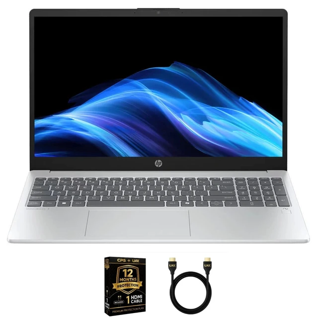 Alt view image 2 of 2 - HP OmniBook 15.6" Touchscreen Laptop AMD Ryzen 5 340, 16GB RAM, 512GB SSD, Windows 11, Bundle