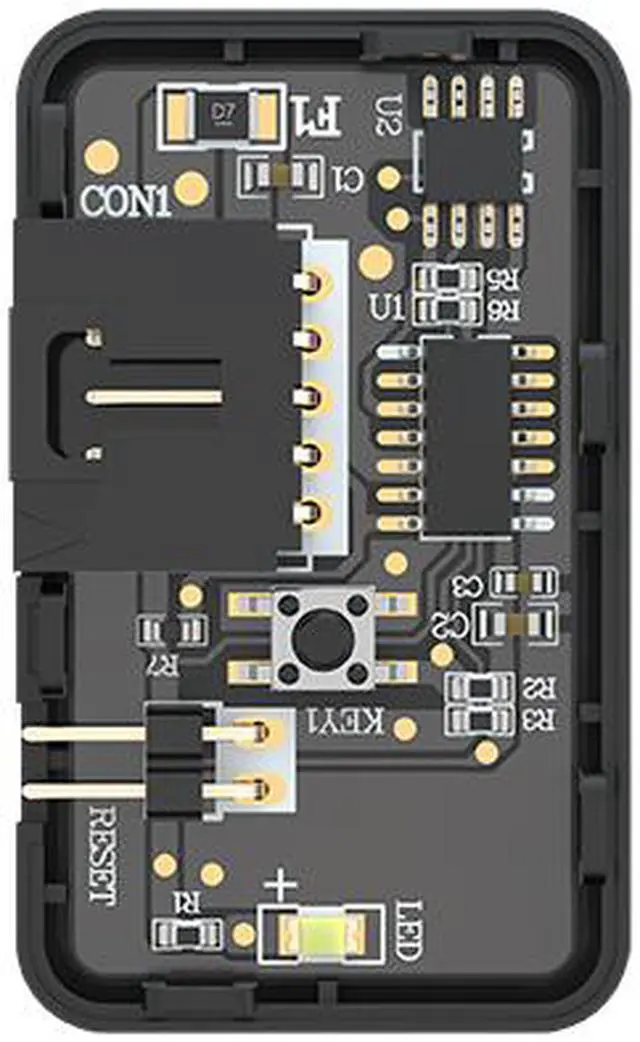 Alt view image 4 of 7 - Cooler Master Mini Addressable RGB LED Controller - For 5V ARGB (3-pin) Fans Only, One Button Control with 6 Mode Options, Built-in 1-to-4 Splitter Cable & Magnetic Base Design