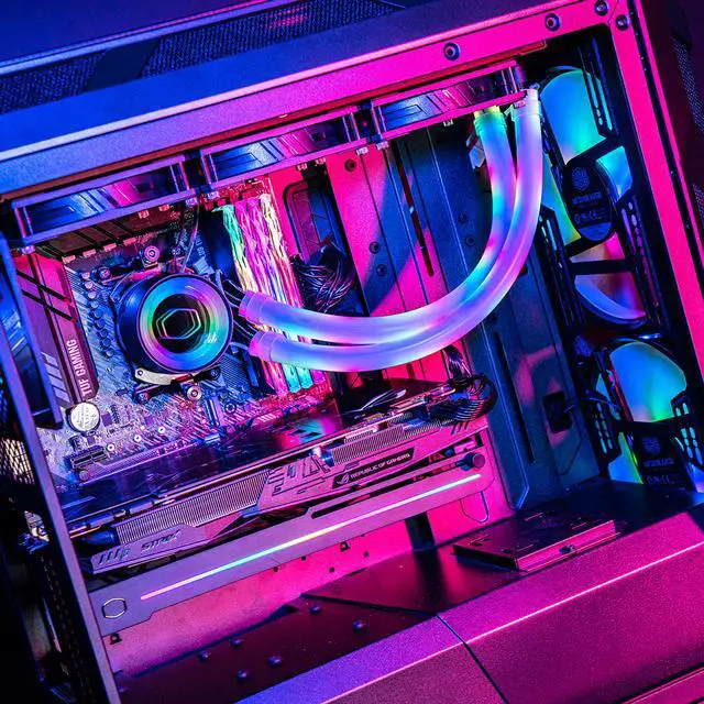 Alt view image 6 of 7 - Cooler Master LED Tube Sleeve A1, 30 Addressable RGB LEDs Soft Rubber easy molding Versatile Sizing 10mm Diameter for Liquid Cooling Tubing