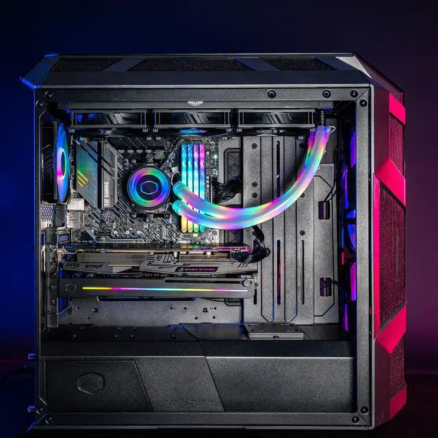 Alt view image 4 of 7 - Cooler Master LED Tube Sleeve A1, 30 Addressable RGB LEDs Soft Rubber easy molding Versatile Sizing 10mm Diameter for Liquid Cooling Tubing