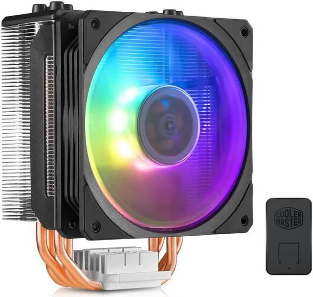 Main image of Cooler Master Blizzard T400 ARGB CPU Cooler - 4 CDC Heatpipes, Addressable RGB SF120R PWM Fan & Wired ARGB Controller Included