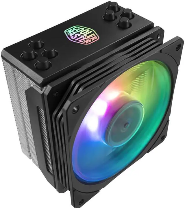 Alt view image 2 of 6 - Cooler Master Blizzard T400 ARGB CPU Cooler - 4 CDC Heatpipes, Addressable RGB SF120R PWM Fan & Wired ARGB Controller Included