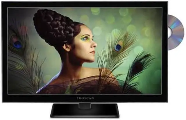 Alt view image 4 of 10 - Proscan 24" 1080i LED TV/DVD COMBO – PLEDV2488A