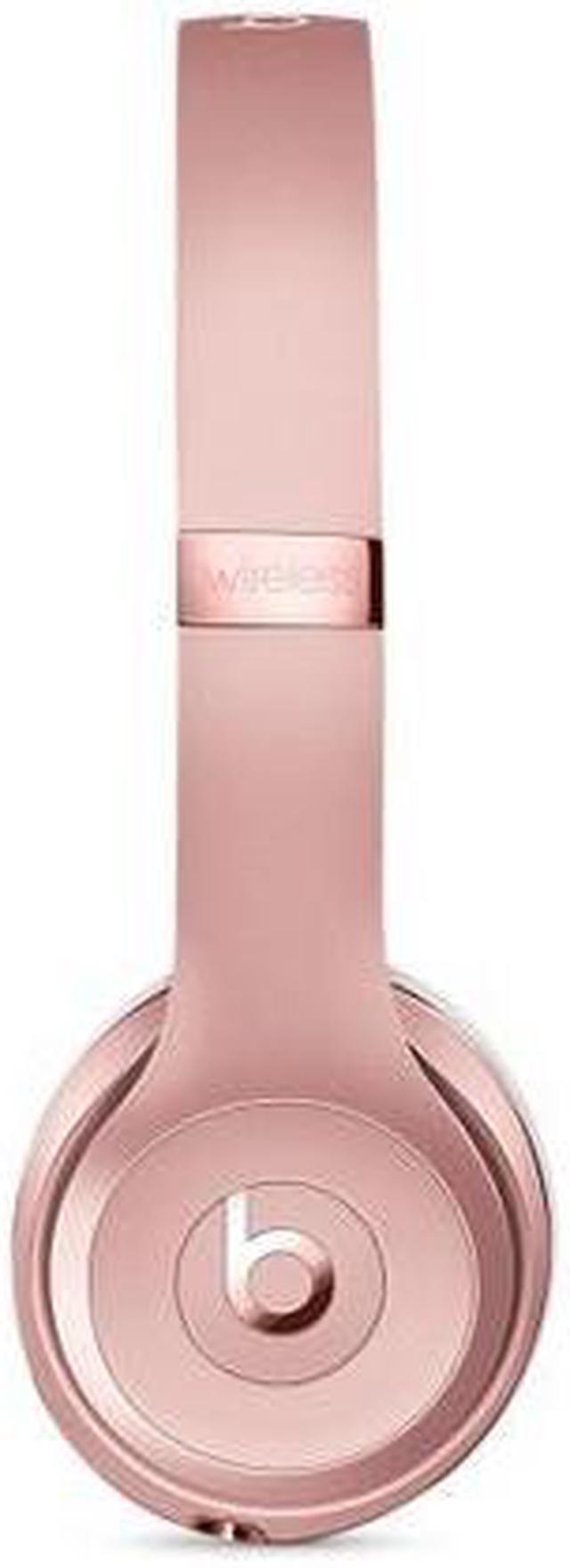 Alt view image 3 of 6 - Beats Solo 3 On Ear Wireless Headphones - Rose Gold (MNET2LLA)