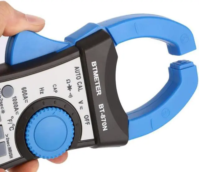 Alt view image 2 of 6 - BT-870N Digital Clamp Meter AC/DC Voltage Current Multimeter DMM Resistance Tester Meter