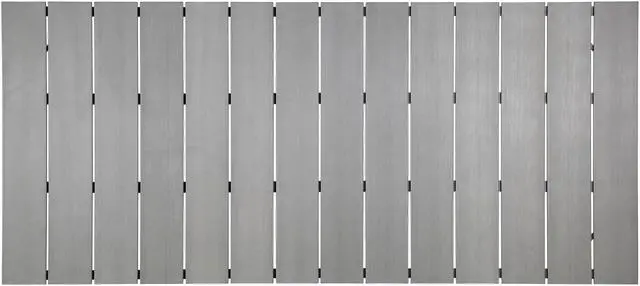 Alt view image 3 of 3 - Maine 80" Outdoor Patio Dining Table - Brown Gray