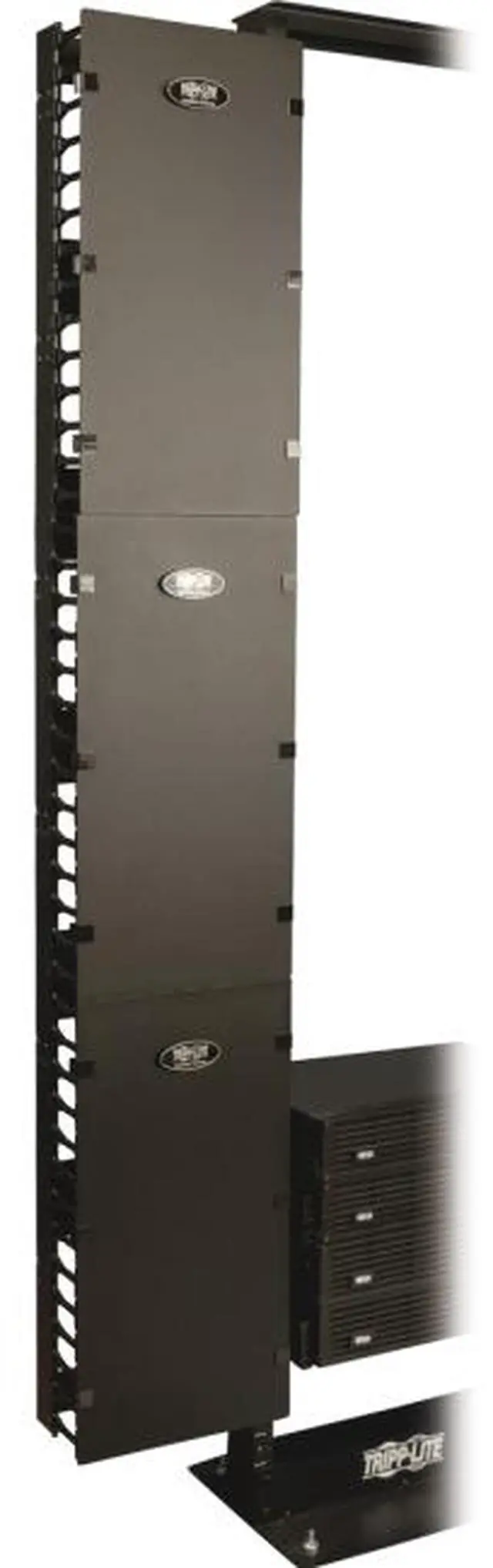 Alt view image 6 of 6 - Tripp Lite Open Frame Rack 6Ft Vertical Cable Manager 12In Wide