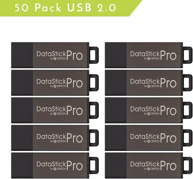 Main image of Centon S1-U2P1-8G50PK Mp Valuepack Usb 2.0 Datastick Pro Grey, 8Gb 50Pack