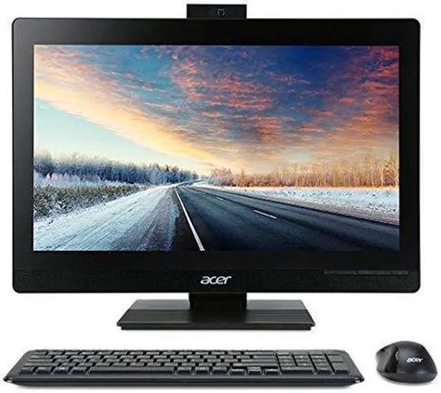 Alt view image 9 of 10 - Acer Veriton Z4820G All-in-One Computer - Intel Core i5 (7th Gen) i5-7500 3.40 GHz - 8 GB DDR4 SDRAM - 1 TB HDD - 23.8" 1920 x 1080 Touchscreen Display - Windows 10 Pro 64-bit - Desktop