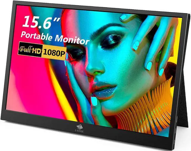 Main image of Z-EDGE Ultra2 15.6" 1920 x 1080 Full HD LED Backlight IPS Portable Monitor, 8 ms, 60 Hz, with Type-C HDMI Port, Built-in Speakers, Secondary Display for Mac/Phone/Laptop/Nintendo/Xbox/PS4