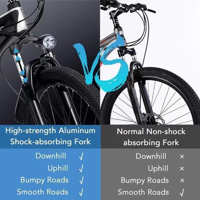 Alt view image 5 of 7 - IDEAPLAY Electric Bike 26, 350W Mountain Bike With Removable 36V, 8A Lithium Battery, 20mph Adult Electric Bicycles With 18 Speed for Men and Women UL Certified