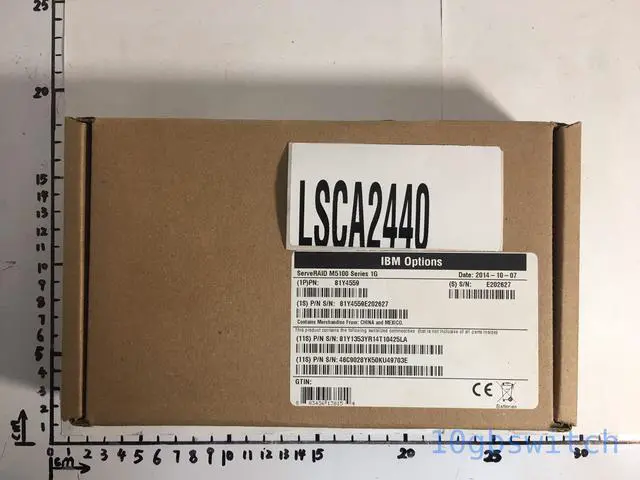 Alt view image 5 of 11 - IBM 81Y4559 ServeRAID M5100 Series 1GB Flash/RAID 5 Upgrade for IBM System x