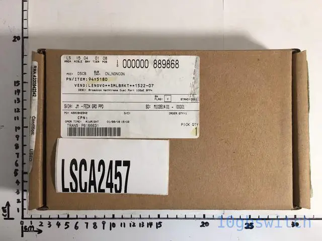 Main image of IBM Broadcom NetXtreme Dual Port 10GbE SFP+ Adapter for IBM System x