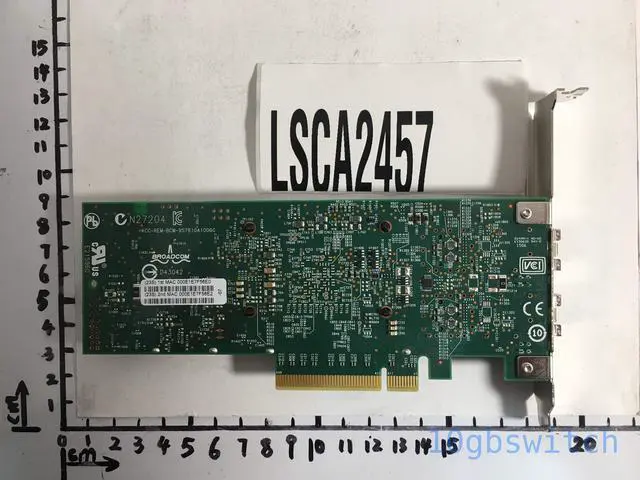 Alt view image 4 of 5 - IBM Broadcom NetXtreme Dual Port 10GbE SFP+ Adapter for IBM System x