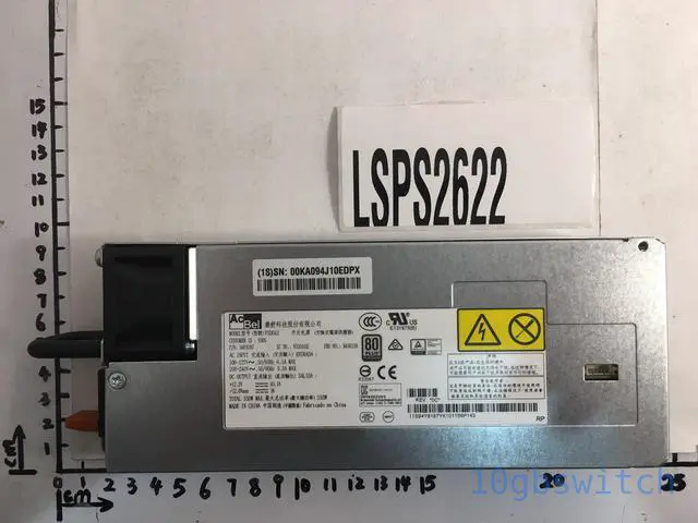 Alt view image 7 of 12 - LENOVO DCG 00KA094 550W HE Platinum AC PSU