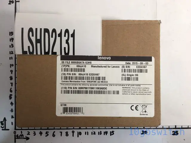 Alt view image 3 of 8 - 800GB 2.5ING3HS SATA MLCENTVALUESSD