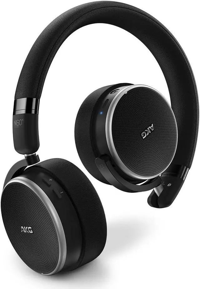 Alt view image 17 of 20 - AKG N60NC On-Ear Noise-Cancelling Bluetooth Headphones with Built-In Remote and Mic (Black)