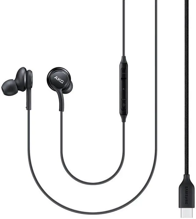 Alt view image 7 of 20 - Samsung Type-C Earphones Tuned by AKG w/ Ear Gels For Galaxy Note 10 - Black