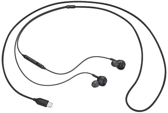 Alt view image 8 of 20 - Samsung Type-C Earphones Tuned by AKG w/ Ear Gels For Galaxy Note 10 - Black