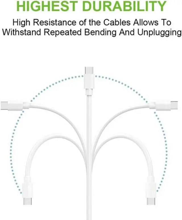 Alt view image 13 of 14 - Samsung USB-C to USB-C Cable, Compatible with All USB-C Devices - White