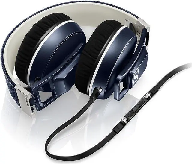 Alt view image 7 of 9 - Sennheiser Urbanite XL Over-Ear Headphones with iPhone Remote (Denim)