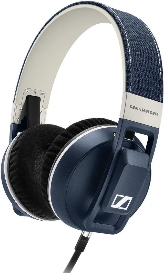 Alt view image 6 of 9 - Sennheiser Urbanite XL Over-Ear Headphones with iPhone Remote (Denim)