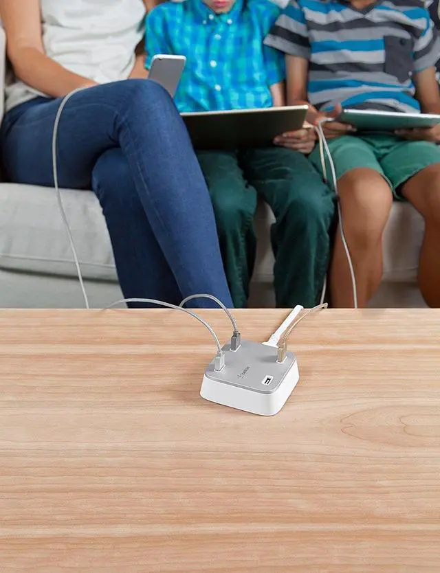 Alt view image 3 of 13 - Belkin Family RockStar 4-Port USB Charger