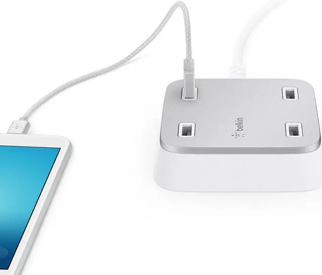 Alt view image 2 of 13 - Belkin Family RockStar 4-Port USB Charger