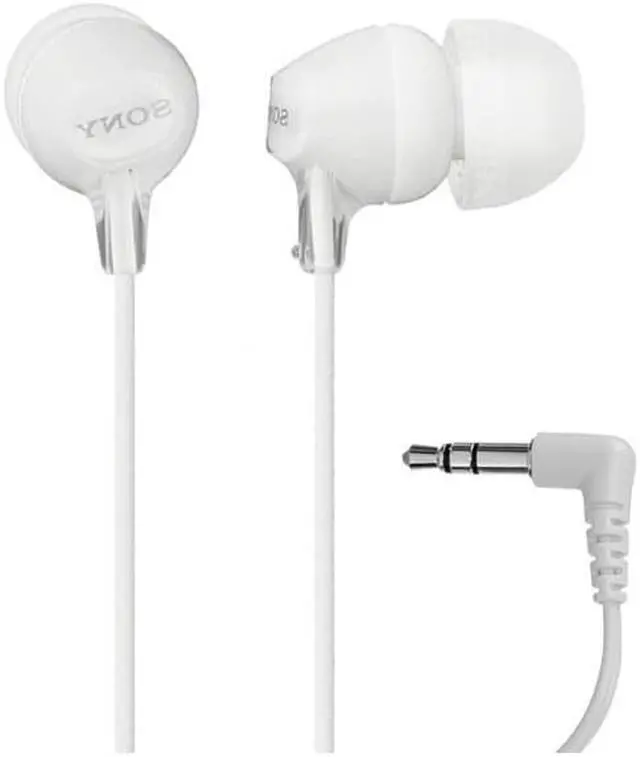 Alt view image 4 of 13 - Sony Fashion Color EX Series Earbuds - Stereo - Mini-phone - Wired - White