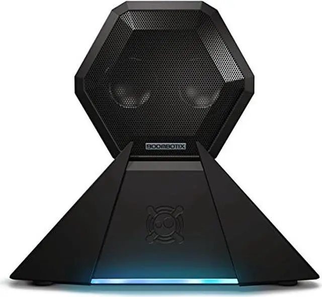 Alt view image 3 of 8 - Boombotix - Boombot Bass Station, Wireless Ultraportable Weatherproof Bluetooth Speaker with Subwoofer Dock, Pitch Black