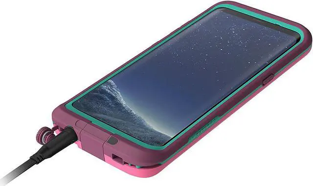 Alt view image 4 of 16 - Lifeproof FRE SERIES Waterproof Case for Samsung Galaxy S8 Plus - Twilights Edge Pink