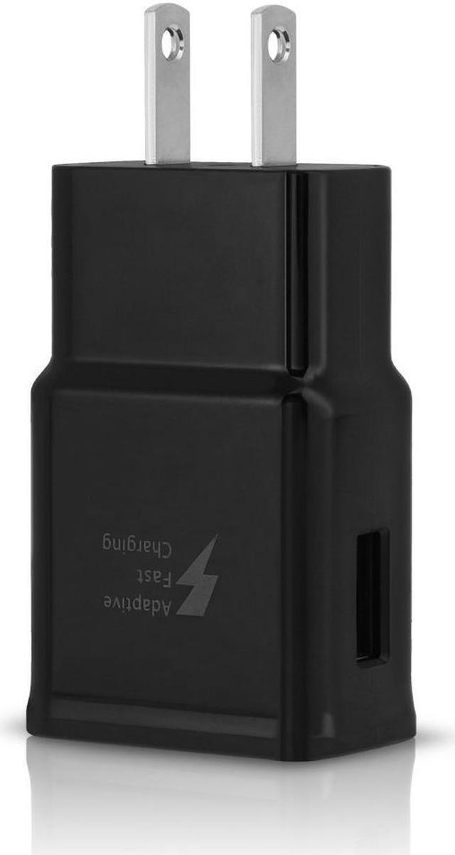 Alt view image 2 of 13 - Samsung Wall Fast Charger and USB Type C Cable for Galaxy S8/S8+/S9/S9+ - Black