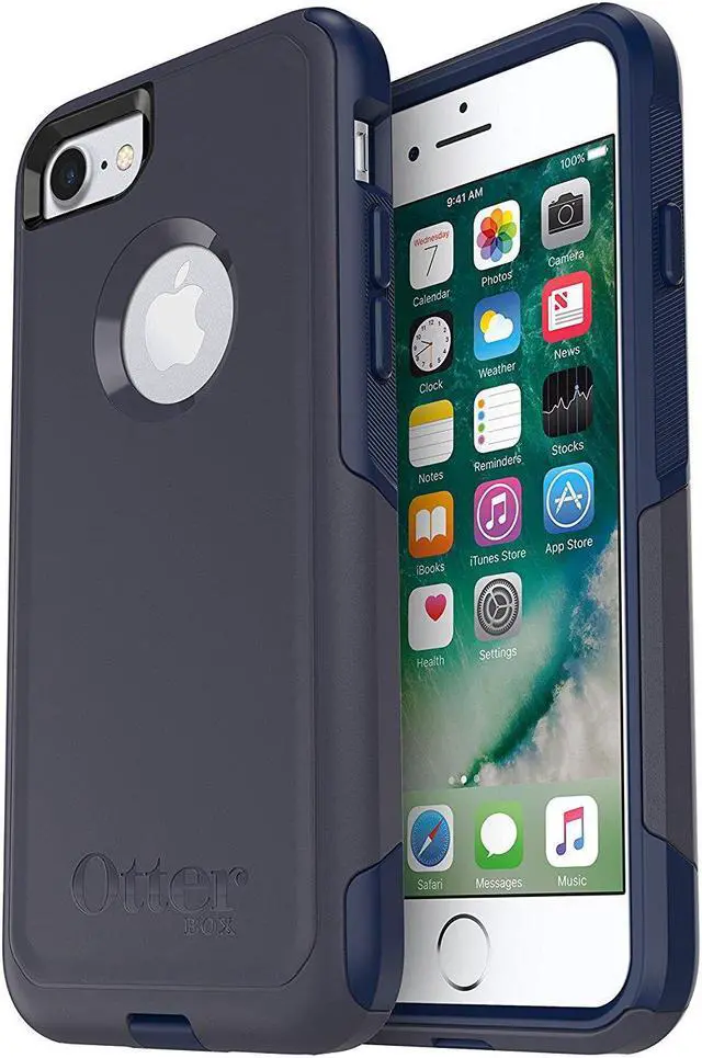 Alt view image 2 of 18 - OtterBox Commuter Series Case for iPhone SE (2nd gen) and iPhone 8/7 - Indigo Way
