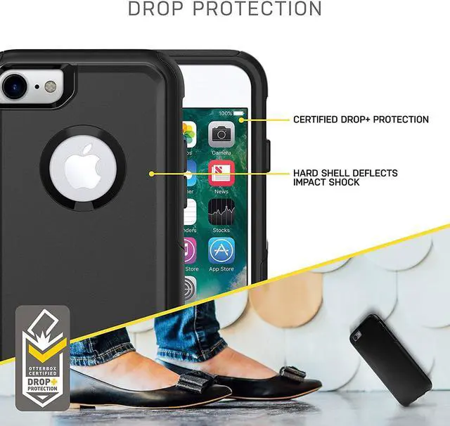 Alt view image 5 of 16 - OtterBox 77-56653 Commuter Series Case for iPhone SE (2nd gen) and iPhone 8/7 - Ocean Way (Aqua Sail/Aquifer)