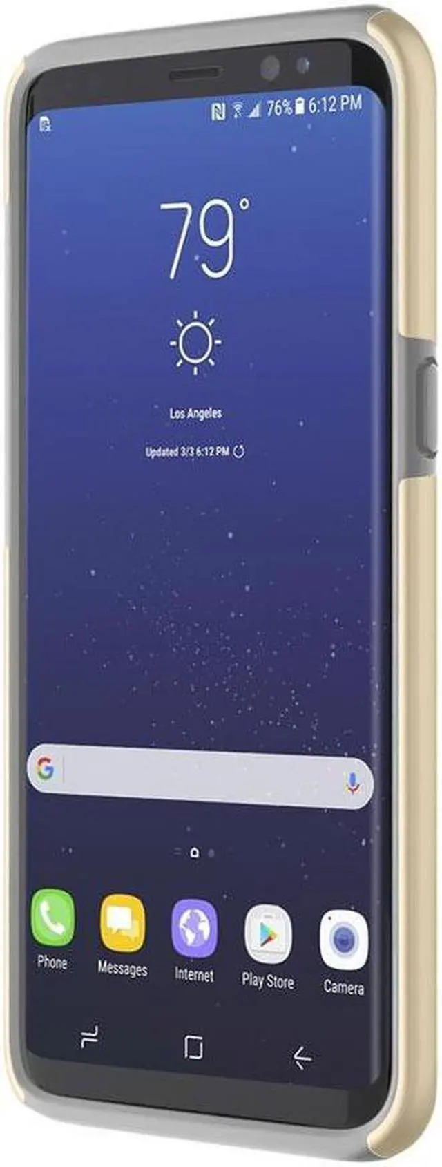 Main image of Incipio  DualPro Case for Samsung Galaxy S8 - Gray/Champagne