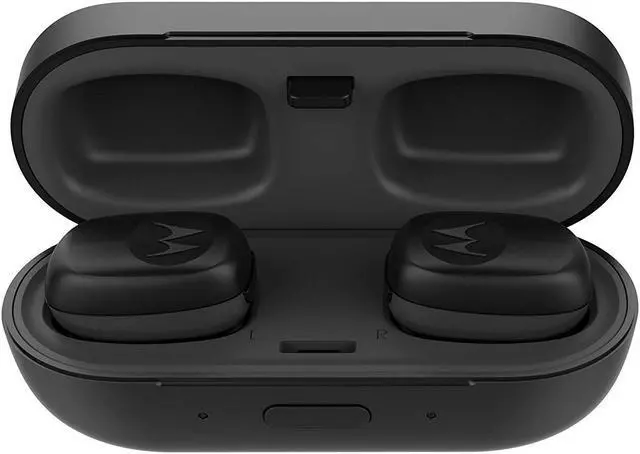 Alt view image 4 of 5 - Motorola Stream True Wireless Stereo Earbuds with Charging Case