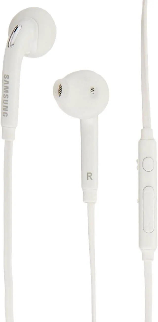 Alt view image 9 of 11 - Samsung (2 PACK) OEM Wired 3.5mm White Headset with Microphone, Volume Control, and Call Answer End Button [EO-EG920BW] for Samsung Galaxy S6 Edge+ / S6 / S5, Galaxy Note 5 / 4 / Edge