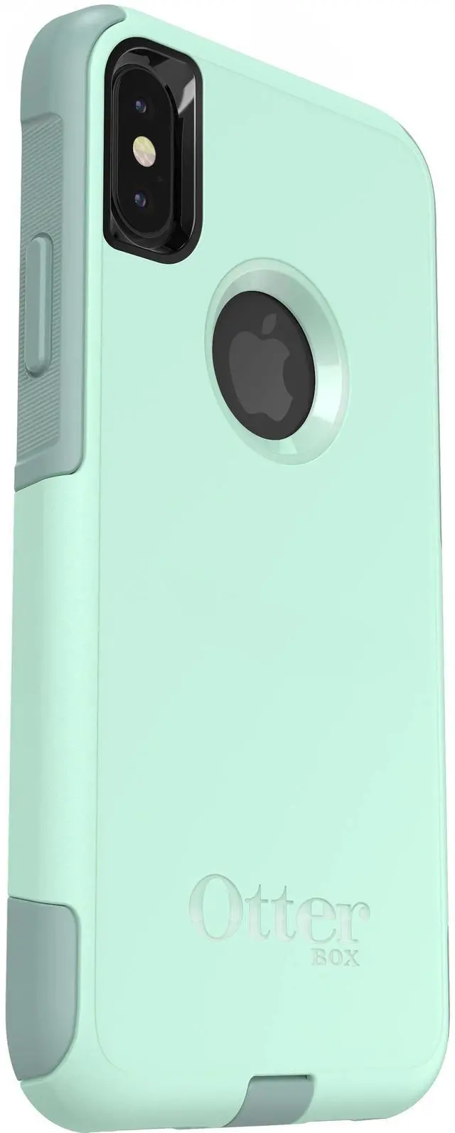 Alt view image 3 of 10 - OtterBox COMMUTER SERIES Case for iPhone X & iPhone Xs - Ocean Way (Aqua Sail/Aquifer)