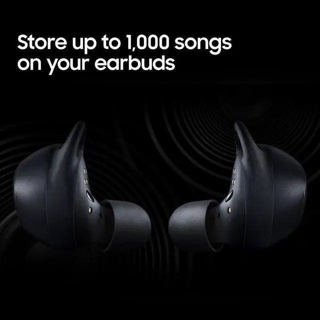 Alt view image 6 of 20 - Samsung Gear IconX, Black (2018) - Stereo - Black - Wireless - Bluetooth - Earbud - Binaural - In-ear