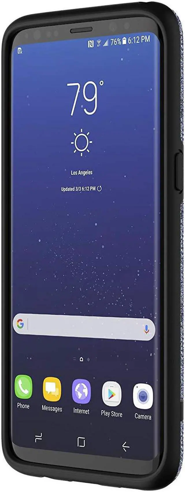 Alt view image 8 of 9 - Samsung Galaxy S8 Case, Incipio [Esquire Series]Co-Molded, Shock-Absorbing Cover - Carnaby Case for Samsung Galaxy S8-?Blue