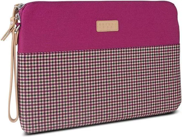 Alt view image 3 of 6 - Greene + Gray Zippered Sleeve Case for Microsoft Surface Pro Burgundy