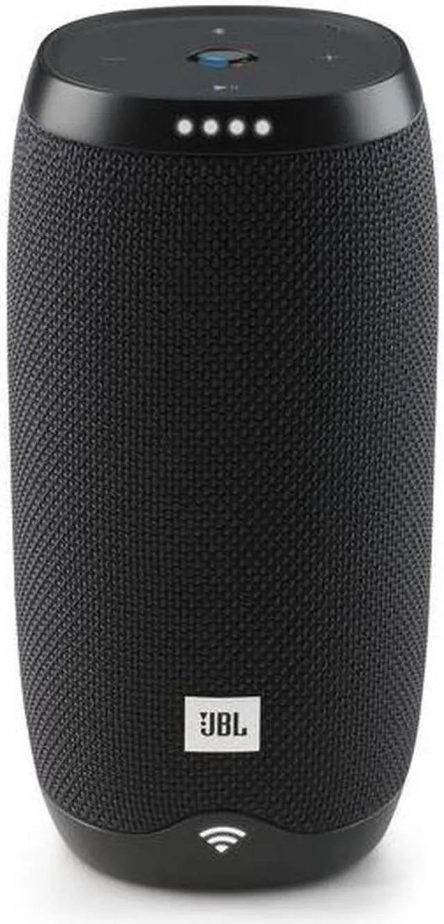 Alt view image 18 of 20 - JBL Link 10 Smart Voice-Activated Portable Wireless Bluetooth Speaker with Google Assistant, IPX7 Waterproof, Black