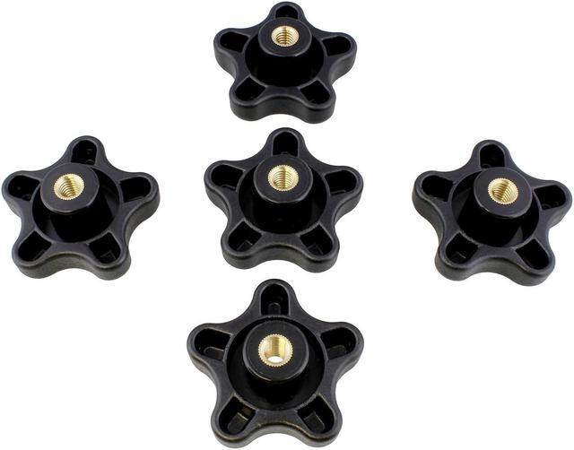 Alt view image 2 of 8 - DCT | Star Knobs 5/16”-18 Clamping Knob Threaded Knobs – T Knob Jig Knobs 5-Pack