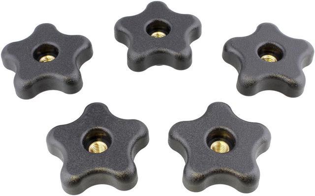 Main image of DCT | Star Knobs 5/16”-18 Clamping Knob Threaded Knobs – T Knob Jig Knobs 5-Pack