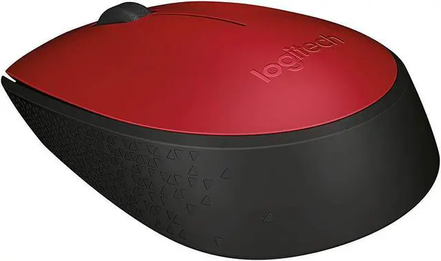 Alt view image 4 of 19 - Logitech M170 910-004941 Red 1 x Wheel USB RF Wireless Optical Mouse