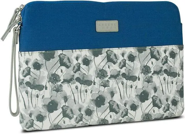 Main image of Greene + Gray Zippered Sleeve Case For Microsoft Surface Pro, Blue Floral